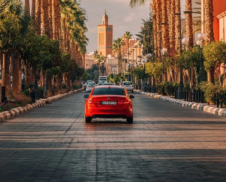 Location voiture Marrakech Gueliz & Médina : Livraison à domicile avec MLB Location